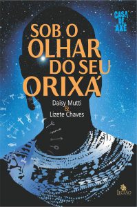 Capa do livro sob o olhar do seu orixá